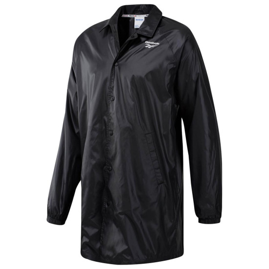 Reebok Unisex αντιανεμικό μπουφάν Classics International Long Raincoat Reebok Unisex αντιανεμικό μπουφάν Classics International Long Raincoat